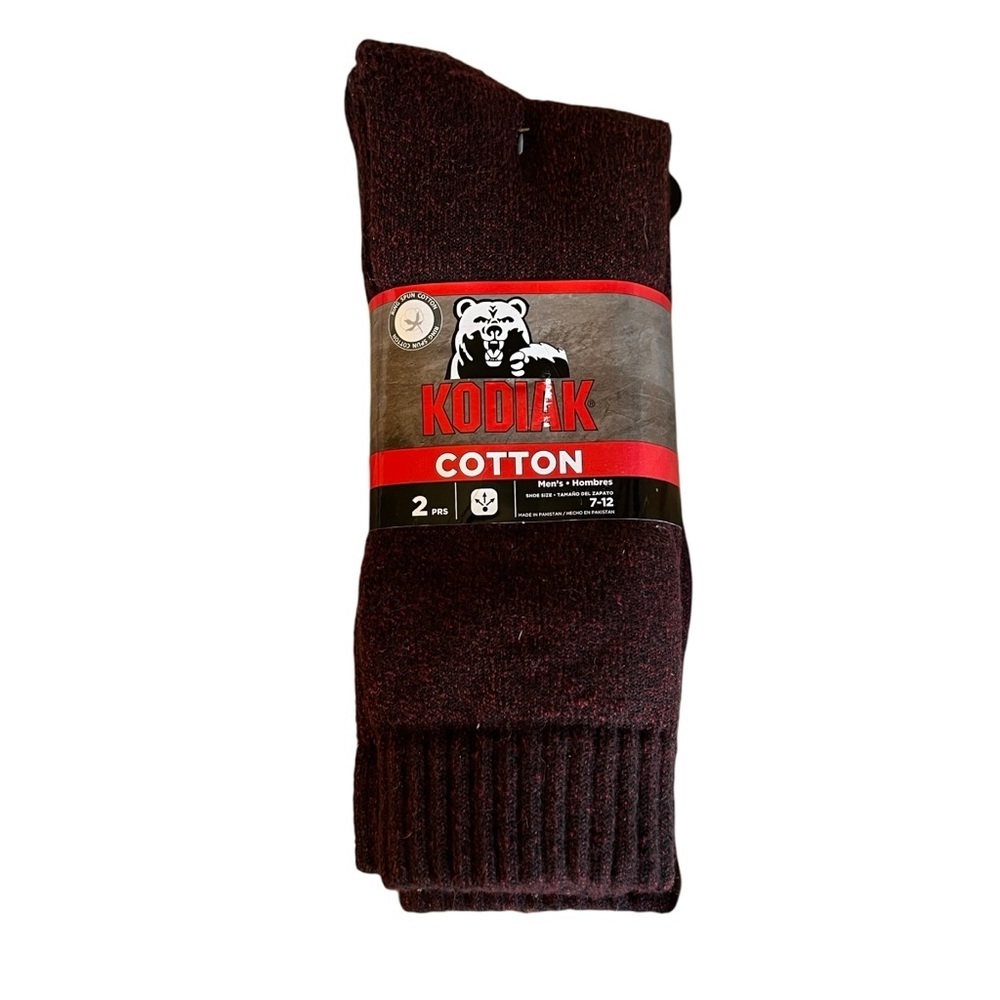 Kodiak‎ Cotton Thick Tall Boot Socks 2 Pairs New